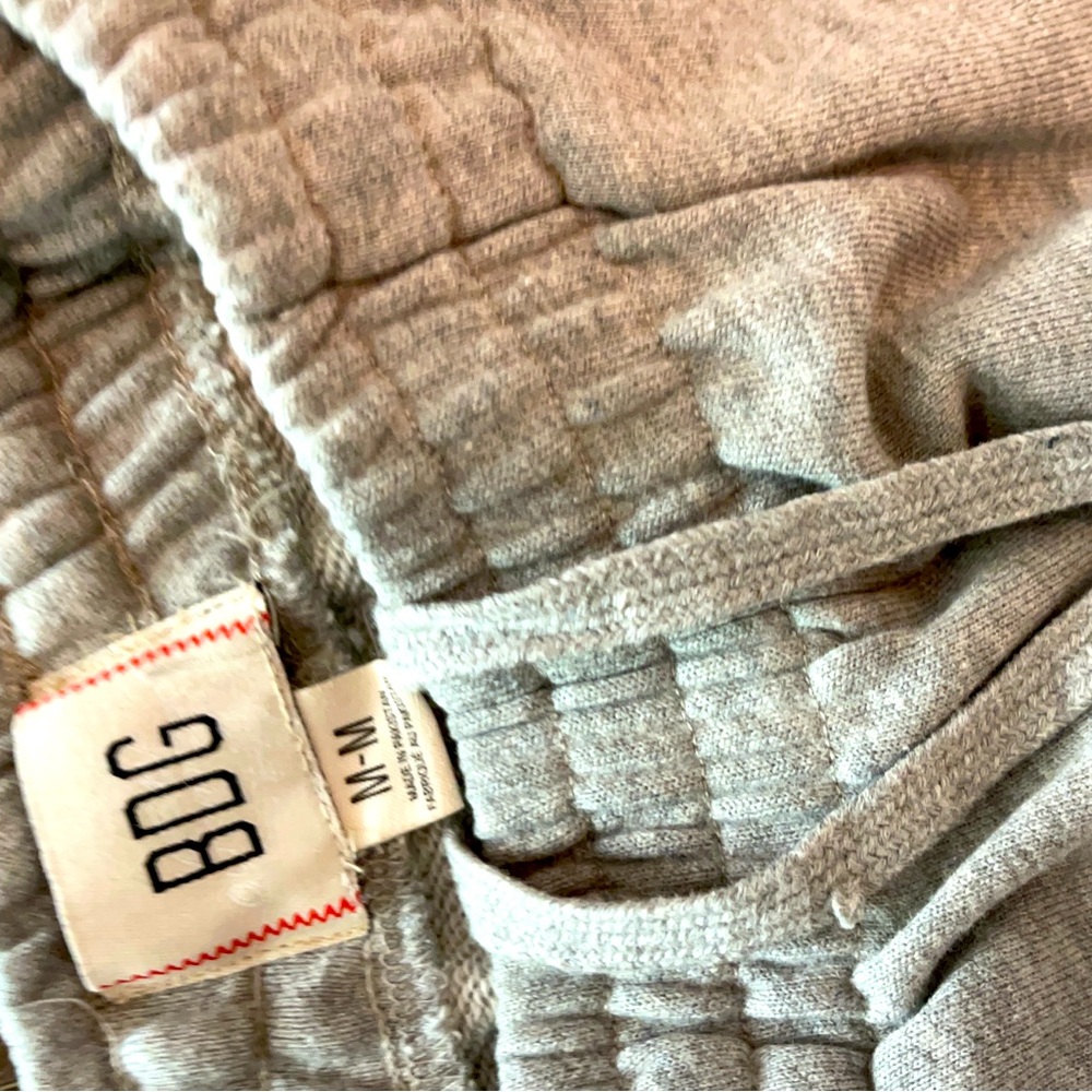 Urban Outfitters Wide Leg Sweat Pants - Snow Grey Colour